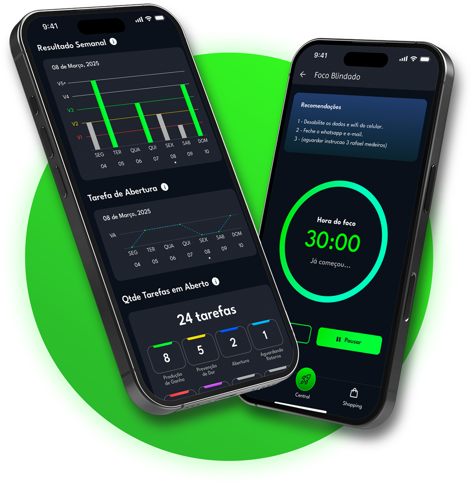 iPhone com aplicativo SchoolTask